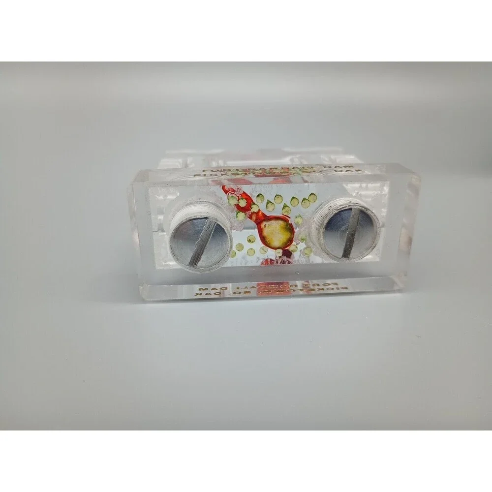 Vintage Lucite Pheasant Salt And Pepper Shaker Fort Randall Dam